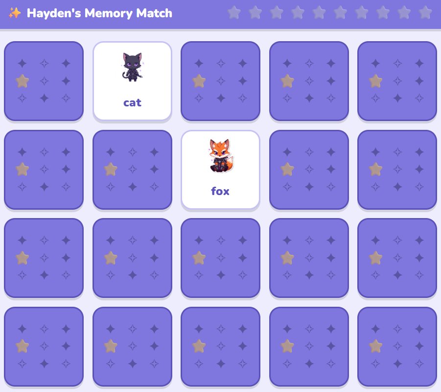 Annie's Memory Match